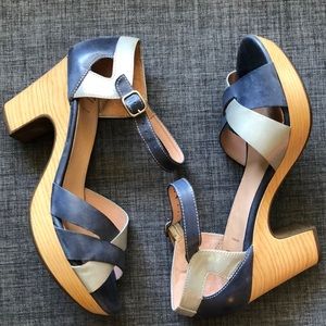 Wonders Open Toe Roca Heels